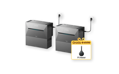 Complete set 2400W AC-vermogen + 10.8 kWh incl. P1 meter