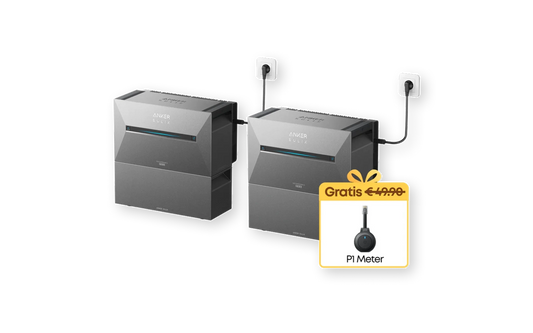 Complete set 2400W AC-vermogen + 10.8 kWh incl. P1 meter