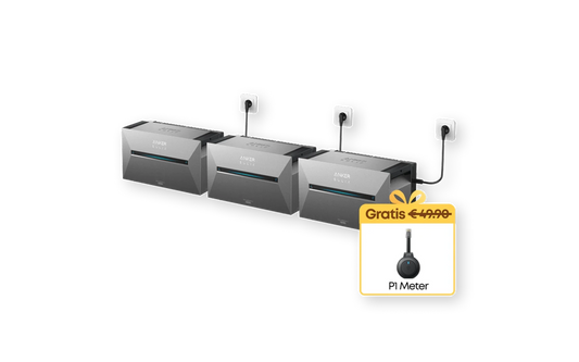 Complete set 3600W AC-vermogen + 8.1 kWh incl. P1 meter